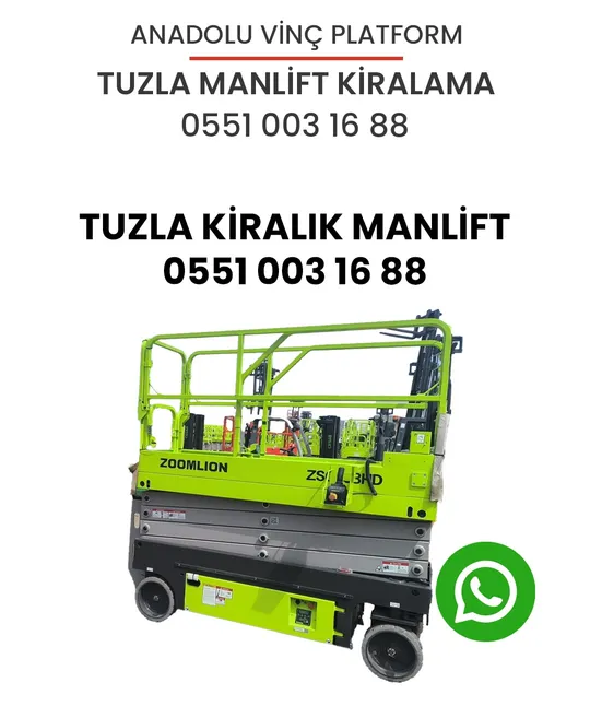 Tuzla kiralık manlift görseli